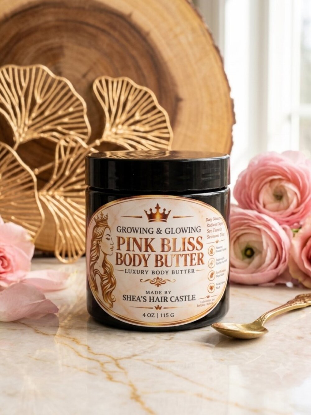 Shea's Hair Castle Pink Bliss Body Butter 4 oz